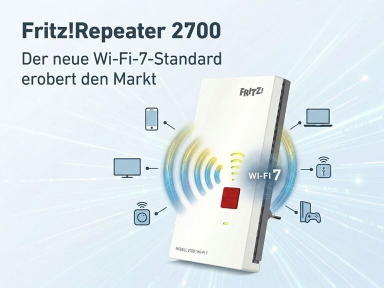 Fritz!Repeater 2700: Der neue Wi-Fi-7-Standard erobert den Markt